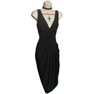 Elegant Black Sleeveless Dress